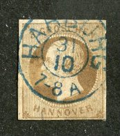 G-12907  Hanover 1861  Michel #19 (o) -Offers Welcome! - Hannover