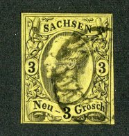G-12919  Saxony 1855  Michel #11 (o) -Offers Welcome! - Saxony