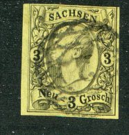 G-12920  Saxony 1855  Michel #11 (o) -Offers Welcome! - Saxony