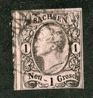 G-12921  Saxony 1855  Michel #9 (o) -Offers Welcome! - Saxony