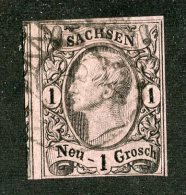 G-12921  Saxony 1855  Michel #9 (o) -Offers Welcome! - Saxe