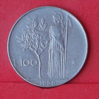 ITALY  100  LIRE  1959   KM# 96,1  -    (Nº12382) - 100 Lire