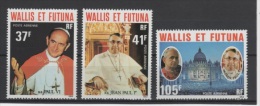 (S1320) WALLIS AND FUTUNA, 1979 (Popes Paul VI And John Paul I). Complete Set. Mi ## 325-327. MNH** - Nuovi