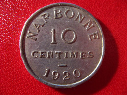 10 Centimes 1920 Chambre De Commerce De Narbonne - Monnaie De Necessité 3266 - Monétaires / De Nécessité