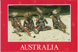 Australie. Aboriginal Corroboree With Didgeridoos, Belle Carte Postale Neuve , Non Circulée - Aborigines