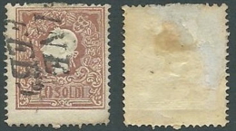 1864-65 LOMBARDO VENETO USATO 10 S I TIPO - A121 - Lombardo-Vénétie