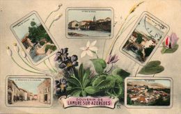 CPA - LAMURE-sur-AZERGUES (69) - Carte Multi-Vues De 1912 - Gendarmerie - Lamure Sur Azergues