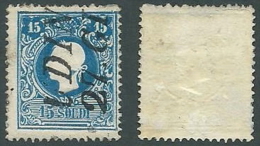 1864-65 LOMBARDO VENETO USATO 15 S I TIPO - A121 - Lombardy-Venetia