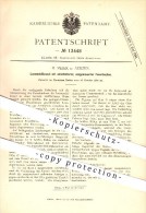 Original Patent - H. Meier In Aerzen , 1880 , Lokomobilkessel Mit Abnehmbarer Feuerbuchse , Dampfkessel , Kessel !!! - Hameln (Pyrmont)