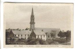 CPSM PLOGOFF (Finistère) - Vue Générale L'église - Plogoff