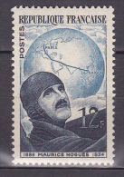 N° 907 A La Mémoire De L´aviateur Maurice Noguès 20ème Anniversaire De La Ligne France-Indochine: Un Timbre Neuf - Unused Stamps