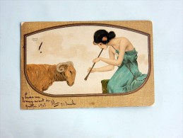Carte Postale Ancienne : Raphael KIRCHNER : Fables 1, 1903 - Kirchner, Raphael