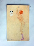 Carte Postale Ancienne : Raphael KIRCHNER : La Gourmandise - Kirchner, Raphael