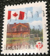 Canada 2010 Flag Over Historic Mills Riordon Grist Mill P - Used - Gebruikt