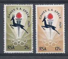 150021563   RSA  YVERT  Nº  318/9  */MH - Unused Stamps