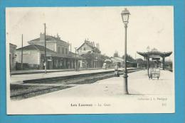 CPA Chemin De Fer La Gare LES LAUMES 21 - Autres & Non Classés
