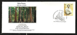 INDIA, 2014, SPECIAL COVER,  Malamppurampex,  Teak Plantation, Malappuram Cancelled - Covers & Documents