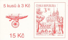 Czech Rep. / Stamps Booklet (1994) 0035 ZS 1 Brno City (architecture, Church, Coat Of Arms, Crocodile) (J3850) - Neufs
