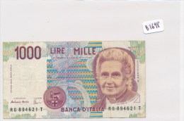 Billets -  B1697- Italie - 1000 Lires 1990 ( Type, Nature, Valeur, état... Voir 2 Scans) - 1.000 Lire