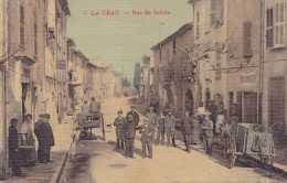 LA CRAU  RUE DE SOLLIES  PLI VERTICAL - La Crau