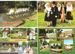 Deutschland - 5 AK - Spreewald - Blota - Tracht - Trachten - Folklore - Costume - Luebben (Spreewald)