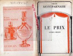 75- PARIS - THEATRE  MONTPARNASSE - LE PRIX ARTHUR MILLER-MAULNIER-PIERRE MONDY-ETIEVANT-DAUPHIN-ROCHEFORT-1969-SCHMIDT - Programs