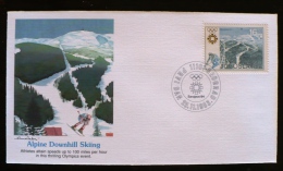 YOUGOSLAVIE, Jeux Olympiques, Sarajevo 84, Descente De Ski Alpin, FDC 23/11/83 - Inverno1984: Sarajevo