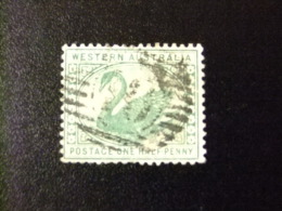 AUSTRALIA OCCIDENTAL AUSTRALIE OCCIDENTALE (colonie Britannique) 1885 Yvert Et Tellier N° 42 º FU - Used Stamps