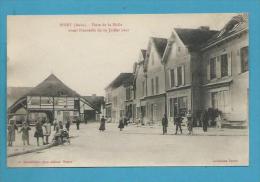 CPA Place De La Halle Avant L'incendie Du 29 Juillet 1921 - Other & Unclassified