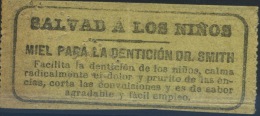 BILLETE DE BARCELONA TRAMWAYS COMP. LTD. CON PROPAGANDA // 1900 // VER NOTA - Europe