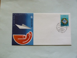 F.D.C    ICAO, SAFETY IN THE AIR 12 JUNE 1978 - Used Stamps