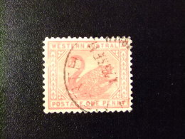 AUSTRALIA OCCIDENTAL AUSTRALIE OCCIDENTALE (colonie Britannique) 1899 Yvert Et Tellier N° 70 º FU - Usados