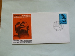 F.D.C    NAMIBIE LIBERATION, JUSTICE, COOPERATION - Used Stamps