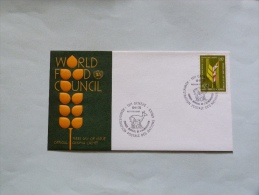 F.D.C  WORLD FOOD COUNCIL - Used Stamps