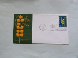 F.D.C  WORLD FOOD COUNCIL - Used Stamps