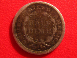 Etats-Unis - Half Dime 1853 2741 - Half Dimes (Demi Dimes)