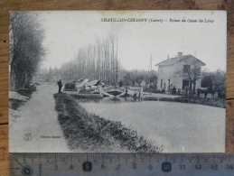 CPA (45) Loiret - CHATILLON COLIGNY - Ecluse Du Canal Du Loing - Chatillon Coligny