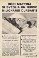 # DENTIFRICIO DURBAN´S 1950s Advert Pubblicità Publicitè Reklame Toothpaste Zahnpaste Oral Dental Healthcare - Equipo Dental Y Médica