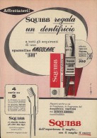 # DENTIFRICIO  SQUIBB 1950s Advert Pubblicità Publicitè Reklame Toothpaste Zahnpaste Oral Dental Healthcare - Equipo Dental Y Médica