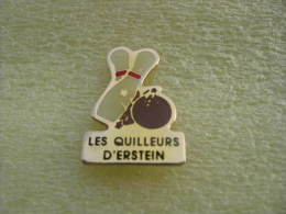 Pin´s Des Quilleurs D'ERSTEIN (Dépt 67). Club De Bowling - Bowling