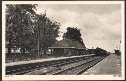 0471 AK Ansichtskarte Putten - Bahnhof - La Gare - Station - TOP - Putten