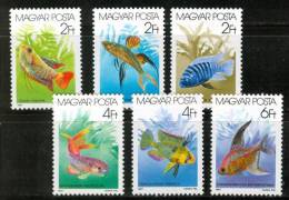 HUNGARY-1987. Fishes Cpl.Set MNH!! - Ungebraucht