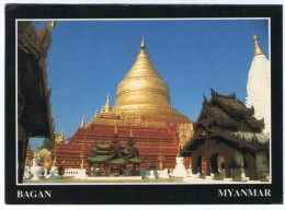 MYANMAR (BURMA) - SHWEZIGON PAGODA BAGAN / THEMATIC STAMP-MUSIC INSTRUMENTS - Myanmar (Birma)