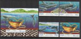 Fiji. 1998. Sperm Whale. MNH Set And SS. SCV = 17.20 - Baleines