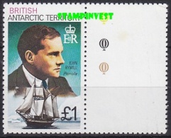 British Antarctic Territory 1980 GBP 1.00  John Rymill / Penola  Perf 12 (+margin)  ** Mnh (23710A) - Unused Stamps