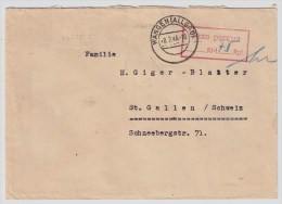 Franz. Zone, 1946, " Wangen (Allgäu) " , Taxe Percue  , #3049 - Amtliche Ausgaben