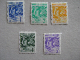 NOUVELLE CALEDONIE    P 602/606 * *   CAGOU - Unused Stamps