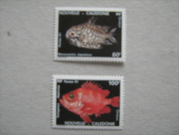 NOUVELLE CALEDONIE      P 617/618  * *      POISSONS - Unused Stamps
