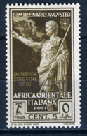 1938 -  Italia - COLONIE - Africa Orientale Italiana - Sass. N.  21 - LH -  (C01012015..) - Italian Eastern Africa