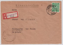 Franz. Zone, 1946, Not-Reco-Zettel " Schorndorf (Württ.) " , #3050 - Covers & Documents